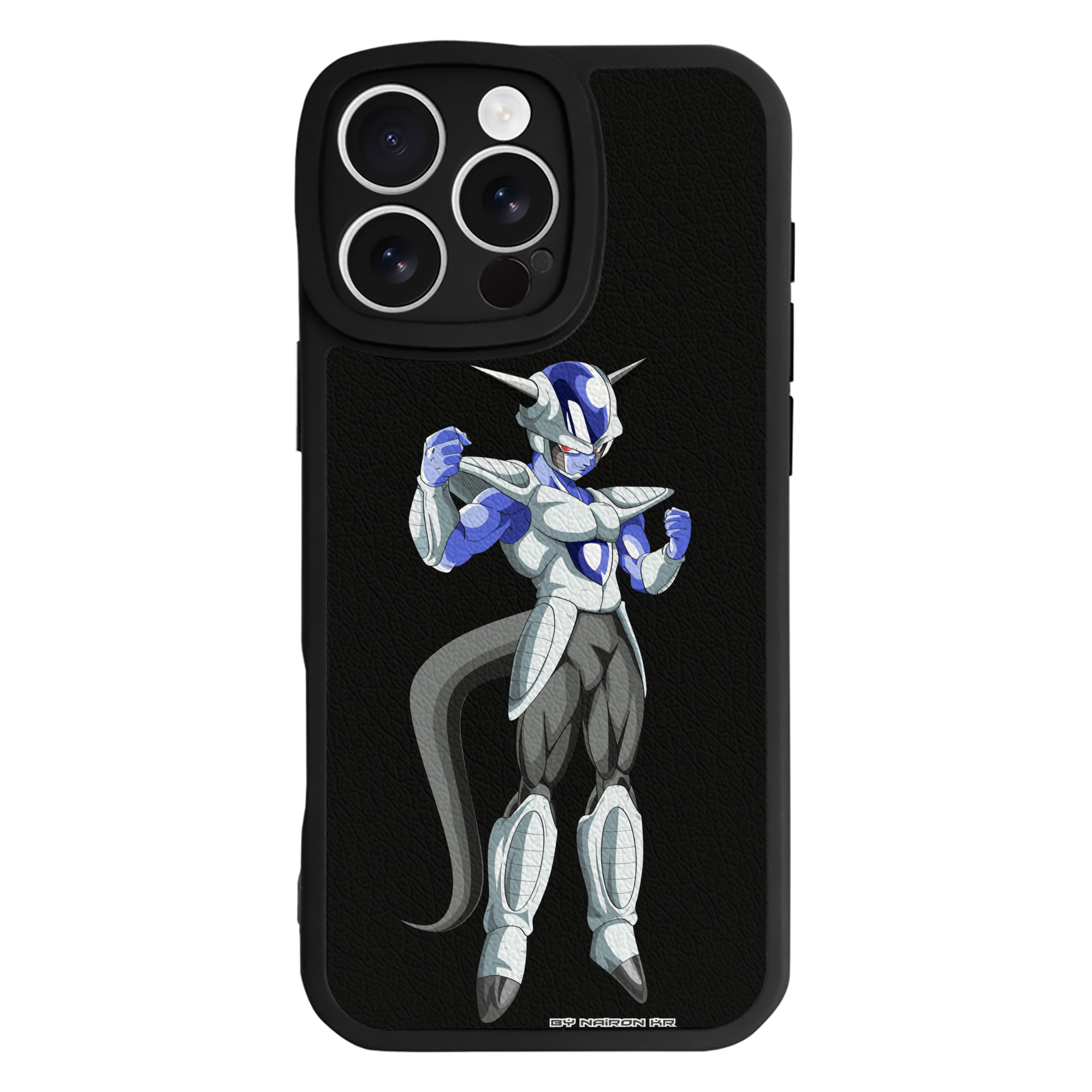 （画像用） ドラゴンボール フリーザ DRAGON BALL Frieza 【iPhone 16シリーズ対応】シリコンスマホケース（レザー調） 材質：シリコン
